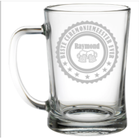 Bierpul met gepersonaliseerde opdruk